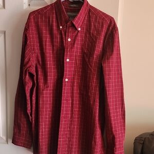 Saddlebred Red Plaid Casual Shirt